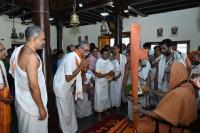 HH Swamiji's visit to Shri Shankarnarayan Temple Udupi (11 Feb 2025); Picture Courtesy of Shri Srikrishna Shirali 